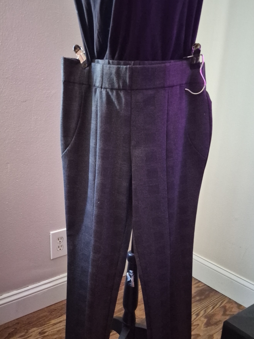 Thalian Charcoal Pleated Trousers
